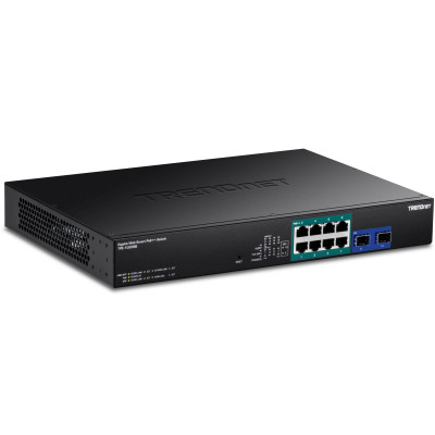TRENDnet TPE-1020SB 10-Port Managed Gigabit 95W PoE++ port Switch, 2x SFP ports, rack mountable